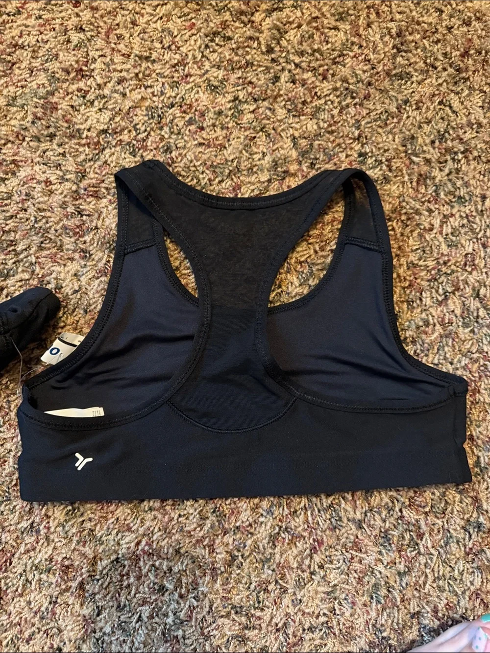 Old Navy Black Racerback Girls Sports Bra Duo